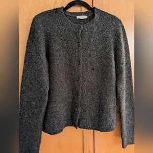 J. Crew Charcoal Cardigan Sweater -Vintage